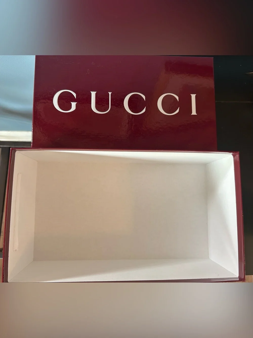 Gucci shoe box